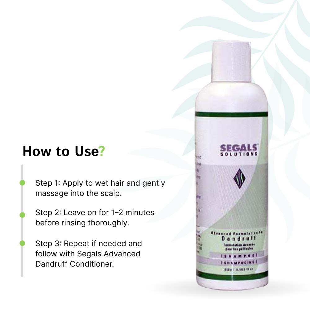 Segals Advanced Dandruff Control Shampoo – 250ml - Image 3