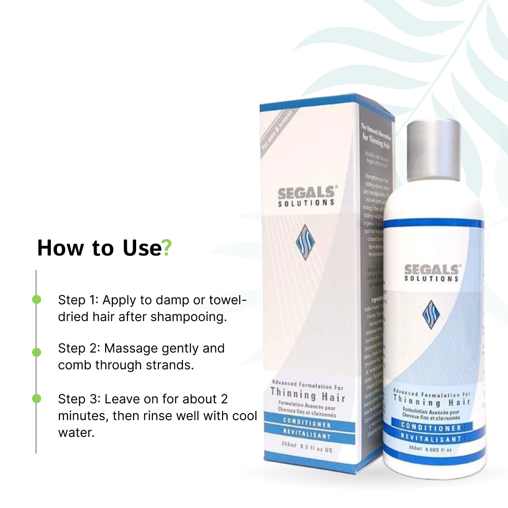 Conditioner for Thinning Hair by Segals - 250ml | Advanced - Image 3