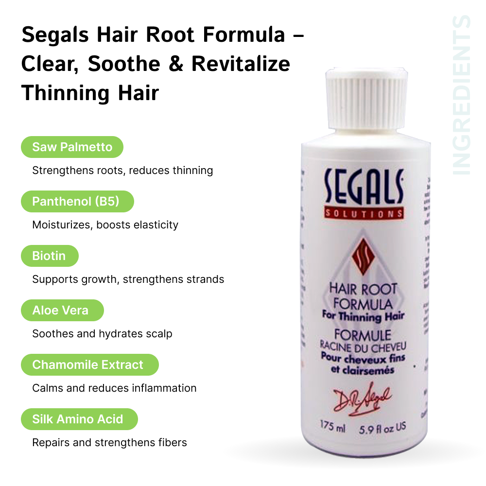 Hair Root Formula for Thinning Hair - 175ml by Segals - Image 2
