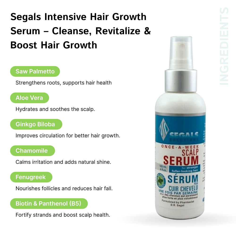 Segals Intensive Hair Growth Serum - 100ml - Image 2